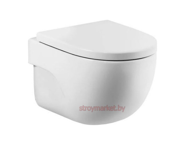 Унитаз подвесной ROCA Meridian-N Compacto 346244000 без ободка - фото1 Унитаз подвесной ROCA Meridian-N Compacto 346244000 без ободка - фото1